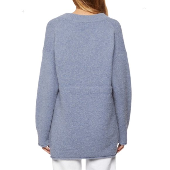 Acne Studios Oversize V-Neck Wool Alpaca Sweater Size S - Picture 3 of 8